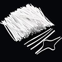 Los mejores  - 500 - 1000pcs PE Alambre de nariz de plástico-barra para DIY MÁSCARA Hierro galvanizado Single Core Inside (500)